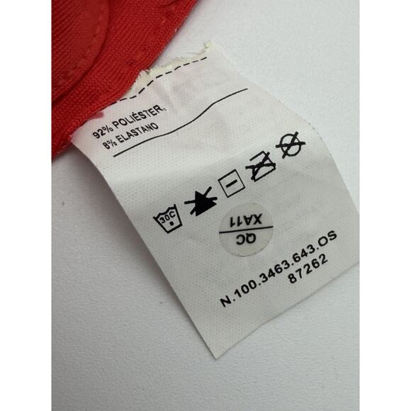 NIKE DRI-FIT Fury Headband MOVE TO ZERO Adult Unisex Red Headband - Picture 5 of 5